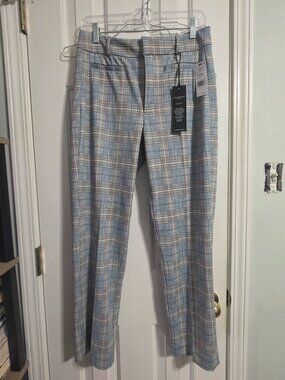 Liverpool Kelsey Plaid Tapered Pants
